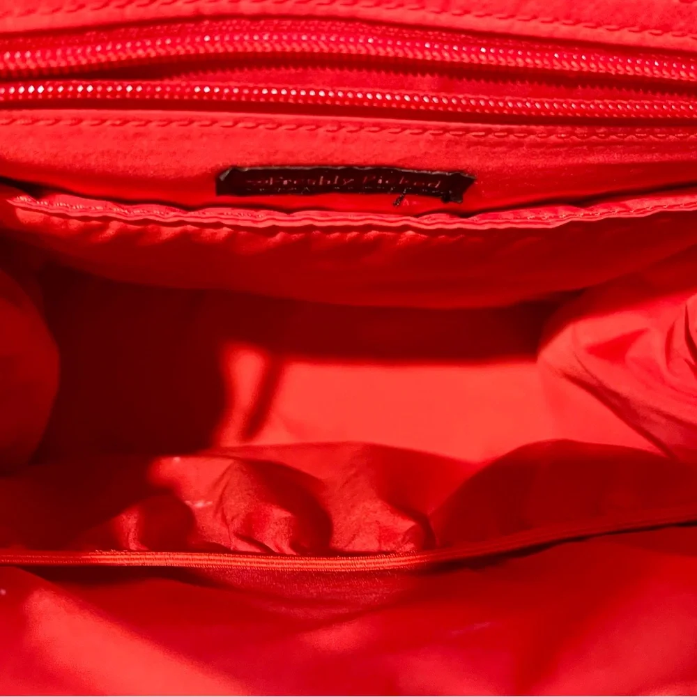 Coral Red mini classic ll freshly picked diaper bag backpack **flaw**
